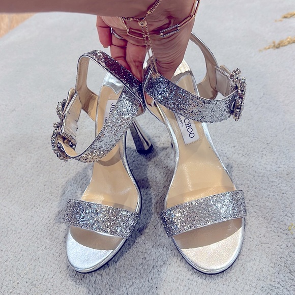 Jimmy Choo Sereno 100mm sandals Size 40 - Picture 11 of 14